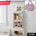 Travel Multi Pocket Toiletry Bag Hanging Cosmetic Makeup Organizer Pouch (1 Pc)