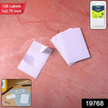 Premium All Purpose Adhesive White Labels (128 Labels)