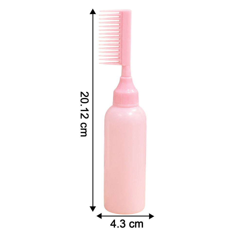 2 In 1 Hair Oil Applicator Bottle With Scalp Comb For Root Care (1 Pc)