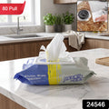Kitchen Cleaning Wet Wipes For Oil And Grease Removal 80 Sheets Pack (1 Pc)
