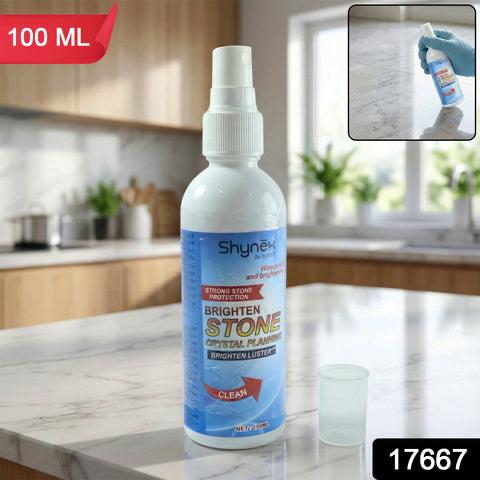 17667 Stone Stain Remover Cleaner Stone Crystal Plating Agent Marble Stone Cleaner Polishes Crystal Plating For Kitchen Patio Backyard Marble Cleaner And Polish (75 Ml Approx  1 Pc)
