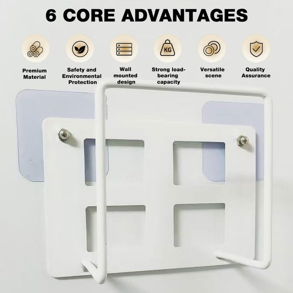 Wall Mount Wifi Router Bracket Holder Stand Shelf For Set Top Box (1 Pc)