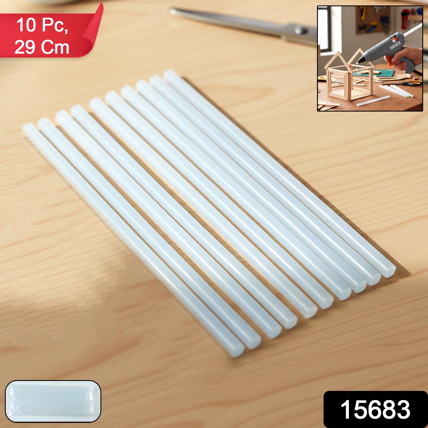 Heavy Duty Hot Melt Glue Sticks (10 Pc 29 Cm)