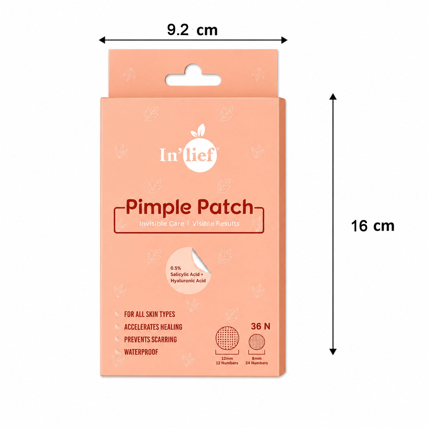 Inlief Pimple Patch Set With Salicylic Acid For Acne And Pimple Care (1 Set)