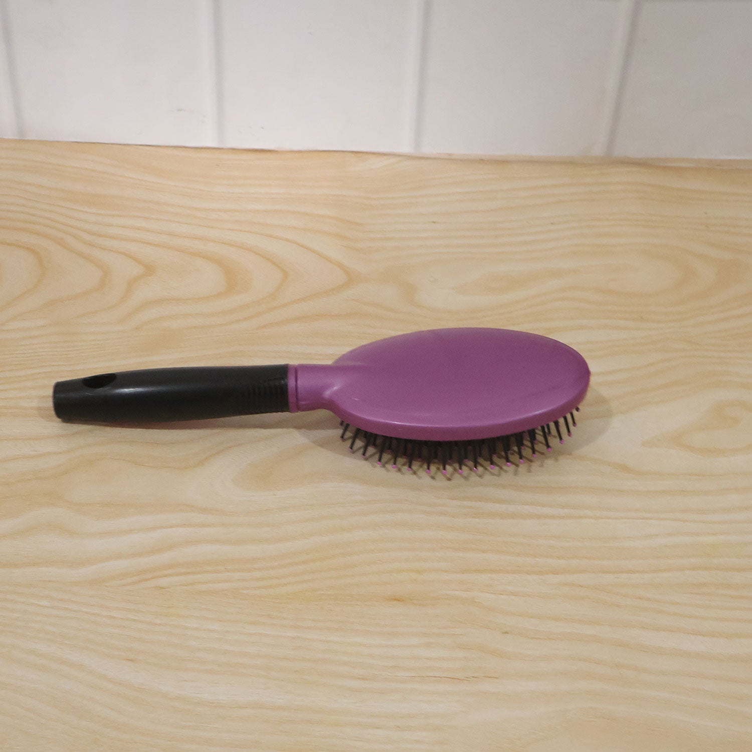 Cushioned Paddle Hair Brush With Ball Tip Bristles For Men And Women (1 Pc)
