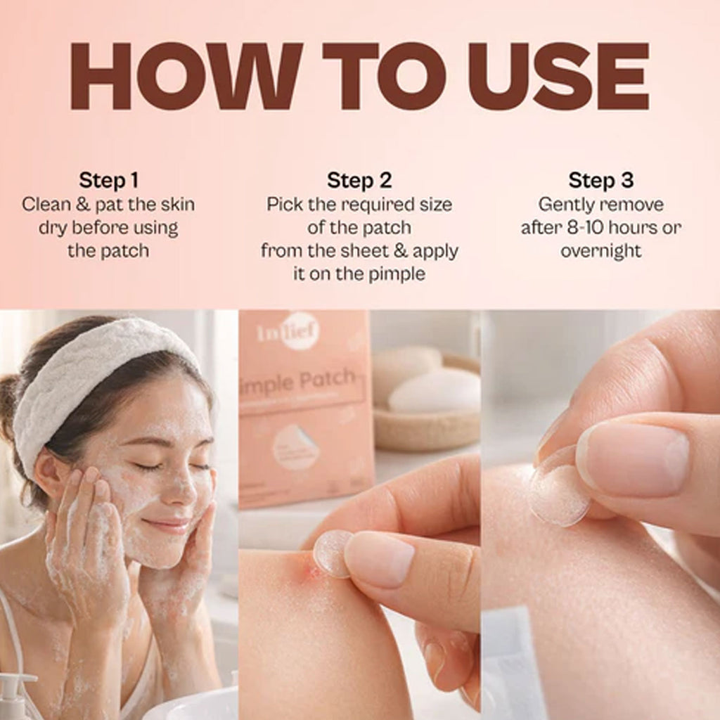 Inlief Pimple Patch Set With Salicylic Acid For Acne And Pimple Care (1 Set)