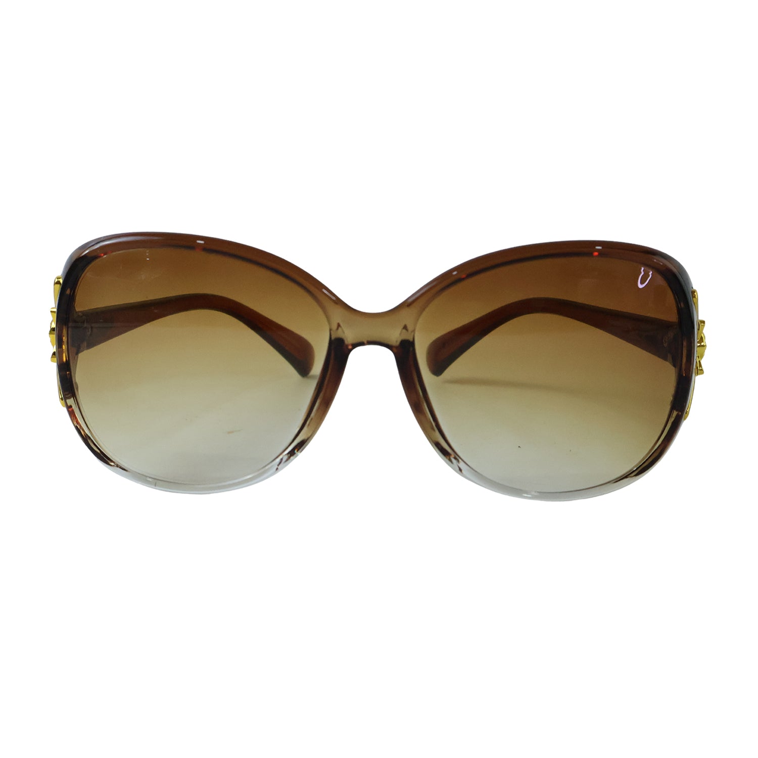 Stylish Oversized Fashion Sunglasses For Women With Gradient Tinted Lenses (1 Pc)