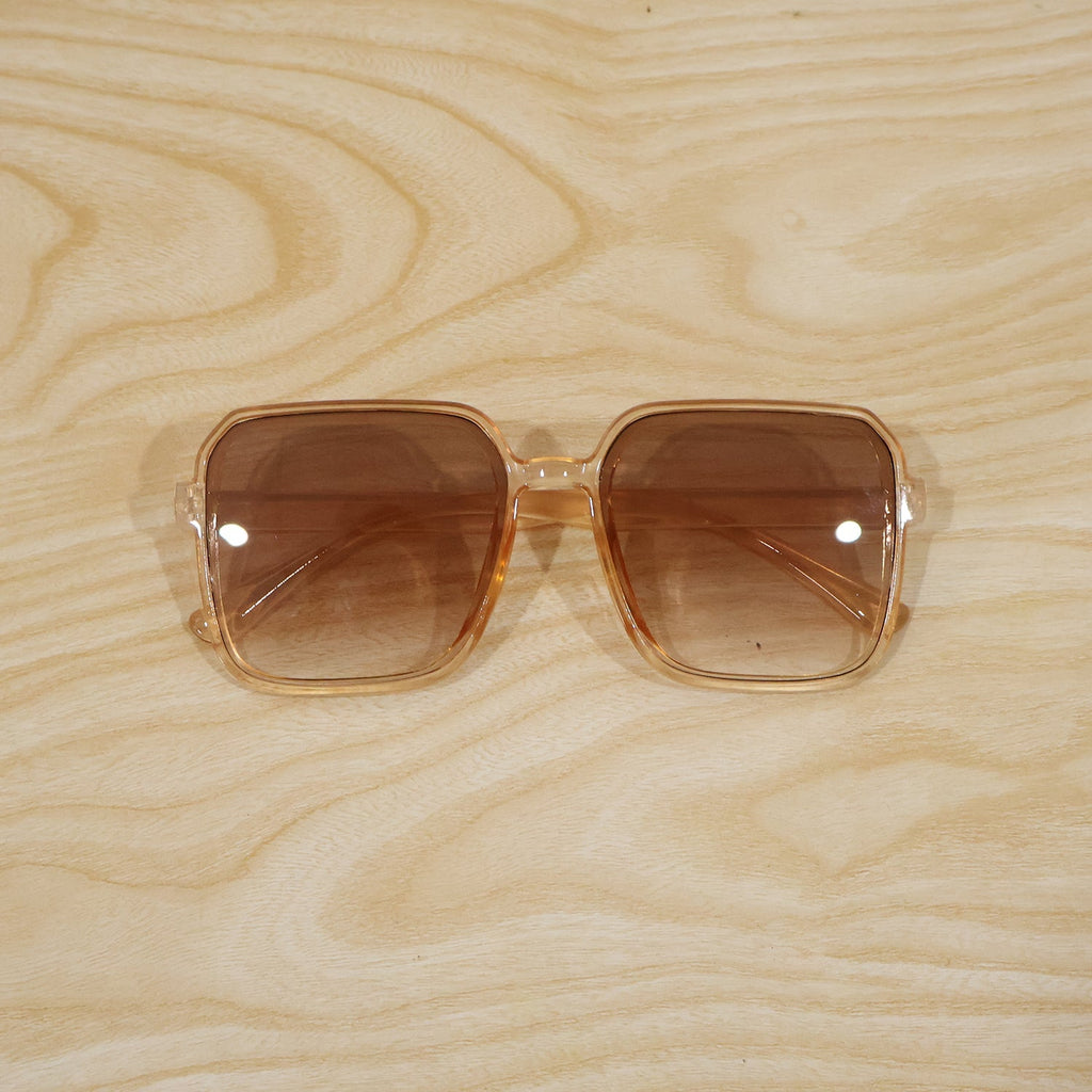 Square Retro Sunglasses For Men And Women With Gradient Tinted Lenses (1 Pc)
