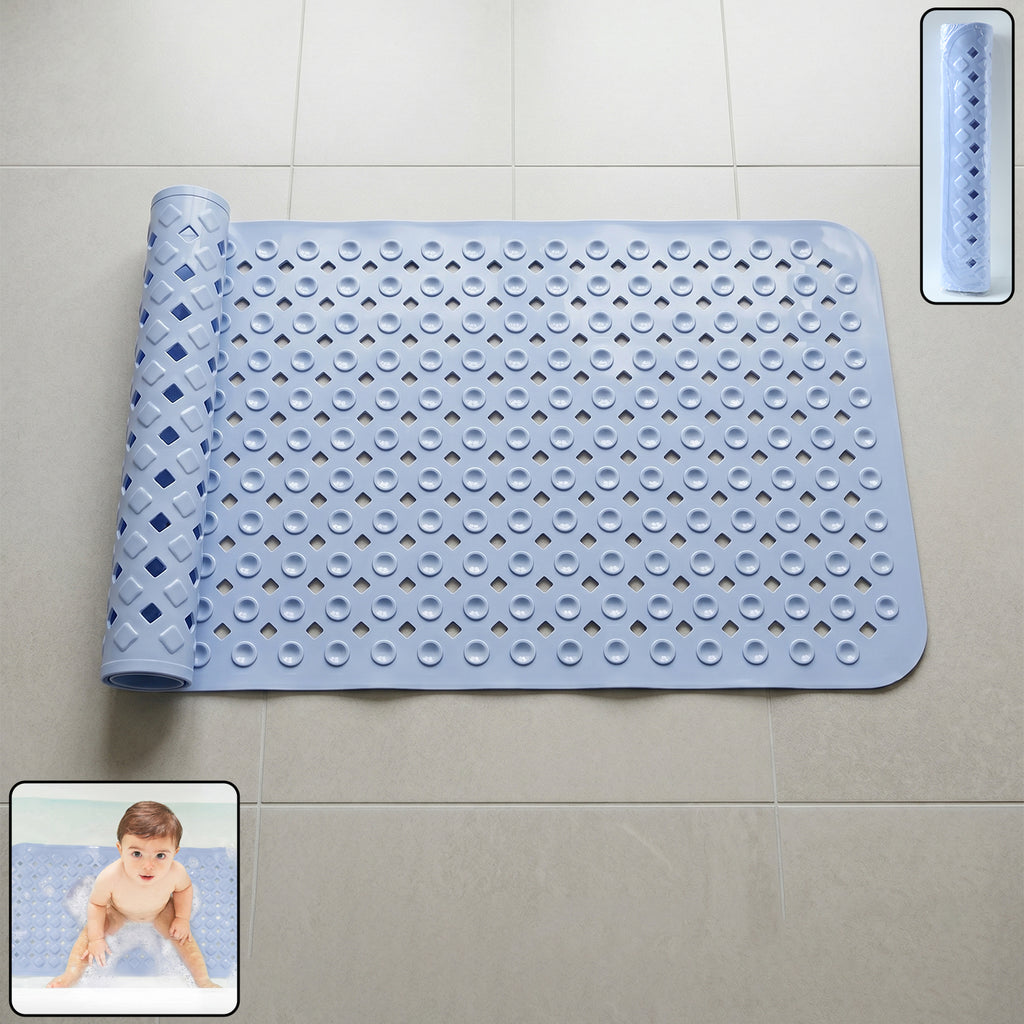 Suction Cups Anti-slip Bath Mat (1 Pc 88x40 Cm)