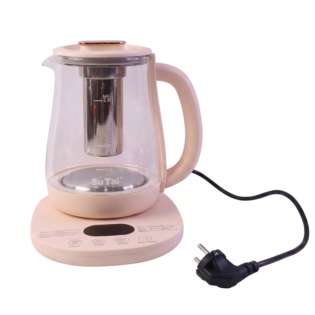 Suta Electric Glass Kettle 2.3l Tea Maker With Infuser And Temperature Control (1 Pc)