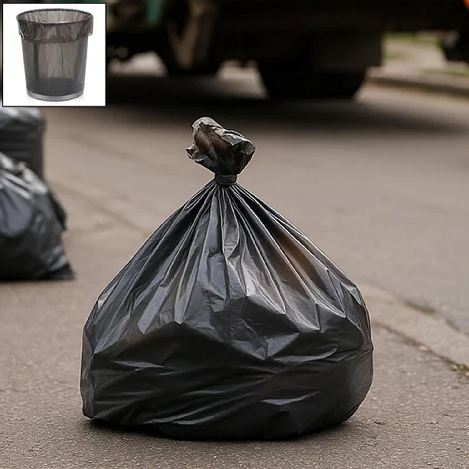Heavy Duty Garbage Bags Roll (50 Bags 50x60 Cm)
