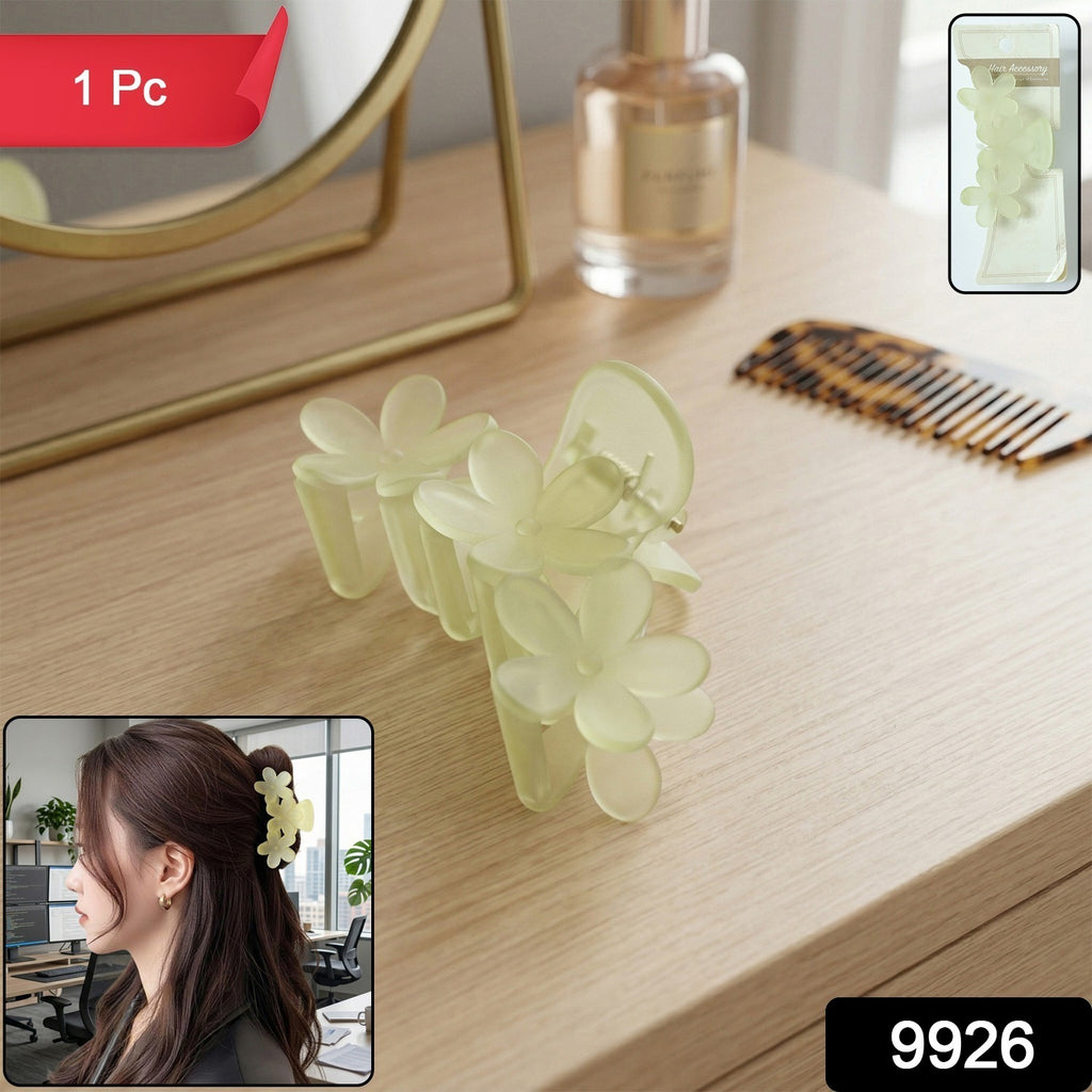 Elegant Floral Design Hair Claw Clip For Women (1 Pc)