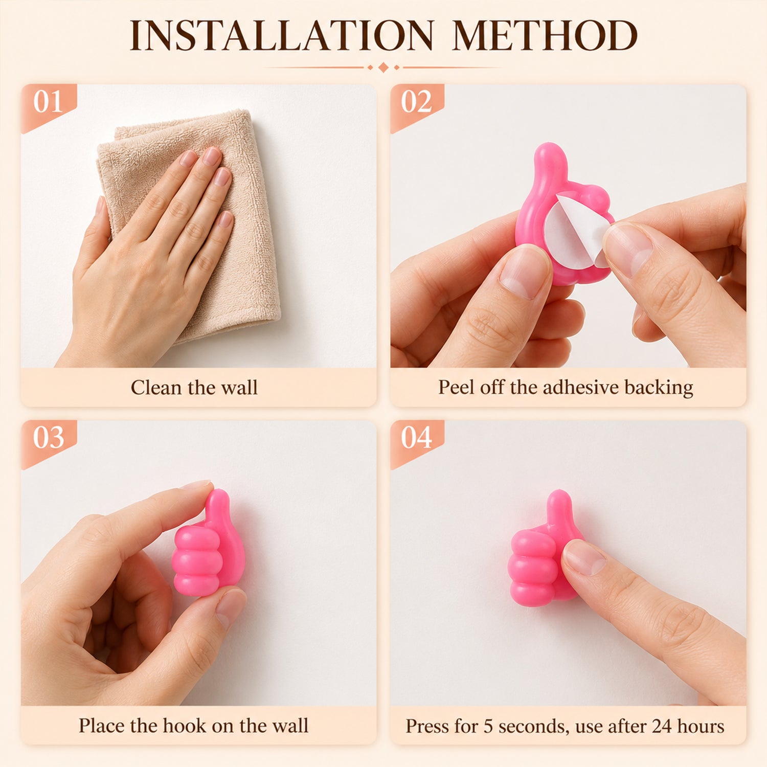 Mix Thumb Shape Wire Holder Self Adhesive Cable Clip (1 Pc)