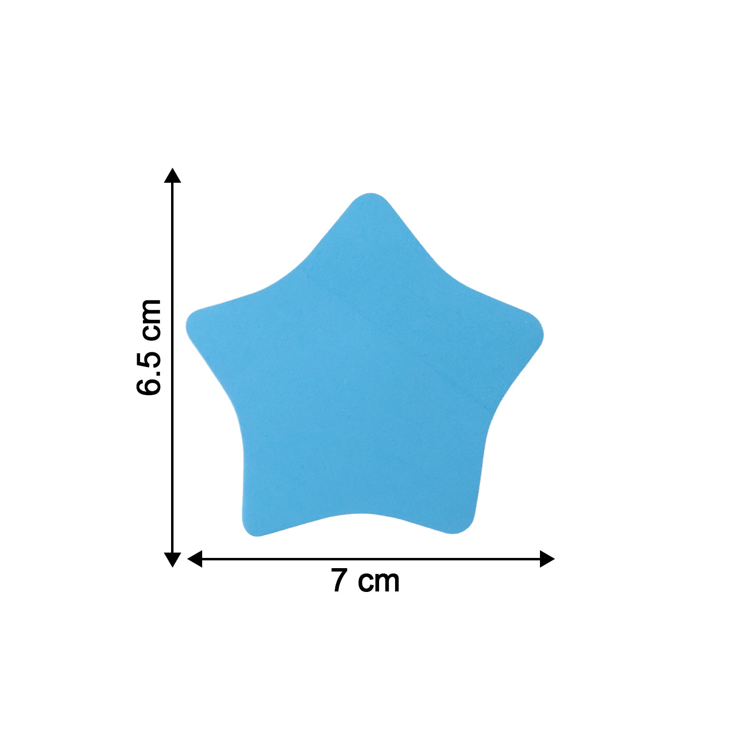 Oddy Fun Star Restick Sticky Notes  1 Pc Colorful Star-shaped Sticky Notes