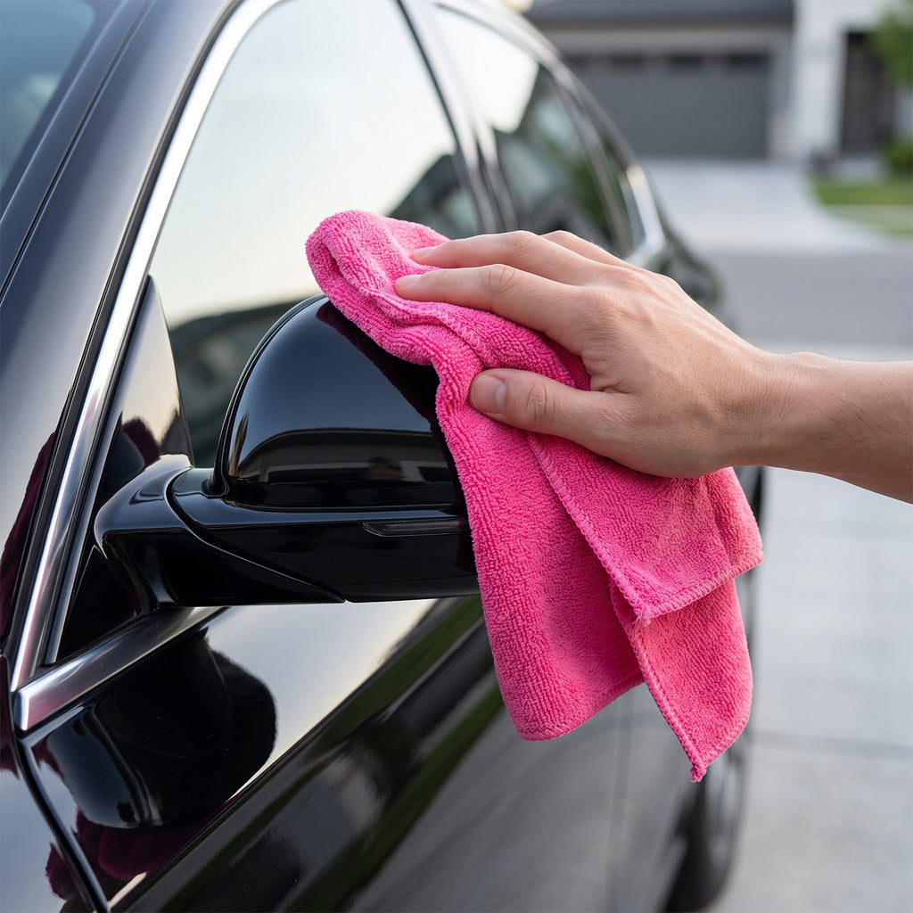Microfibre Cleaning Cloth Set 30x30 Cm For Home Kitchen And Glass (4 Pc Set)