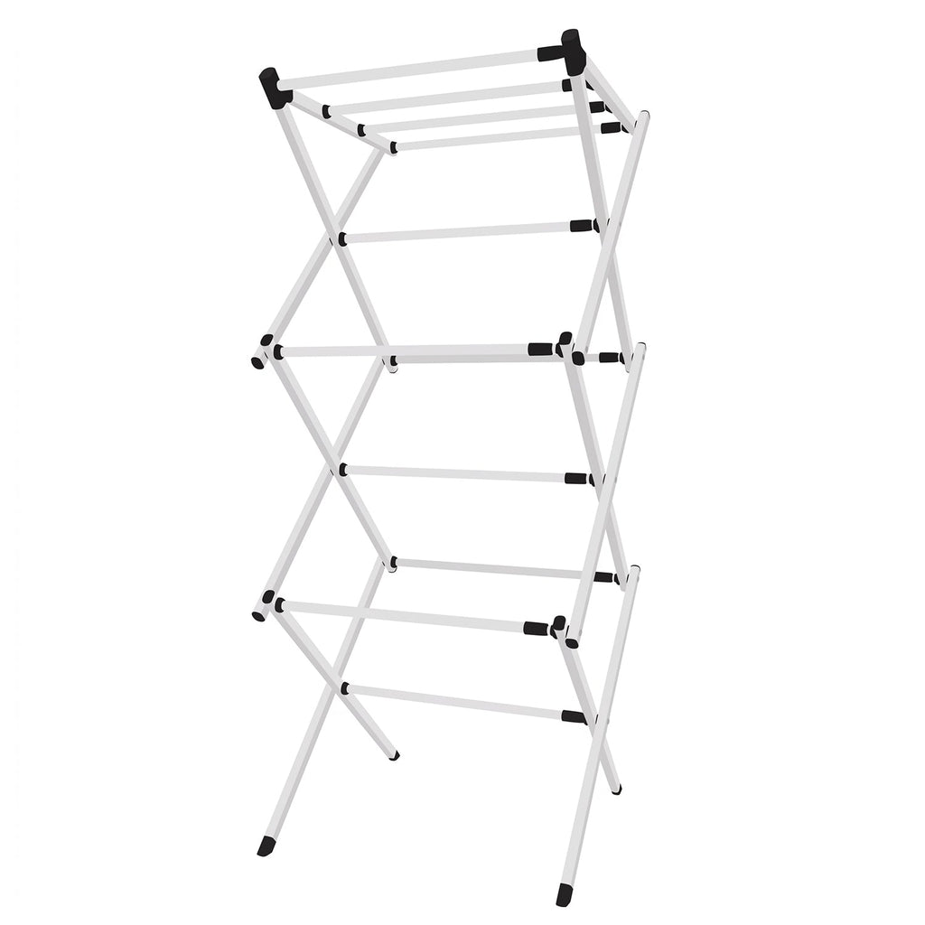 Metal Foldable Clothes Drying Rack 3 Tier Portable Laundry Stand (1 Pc)