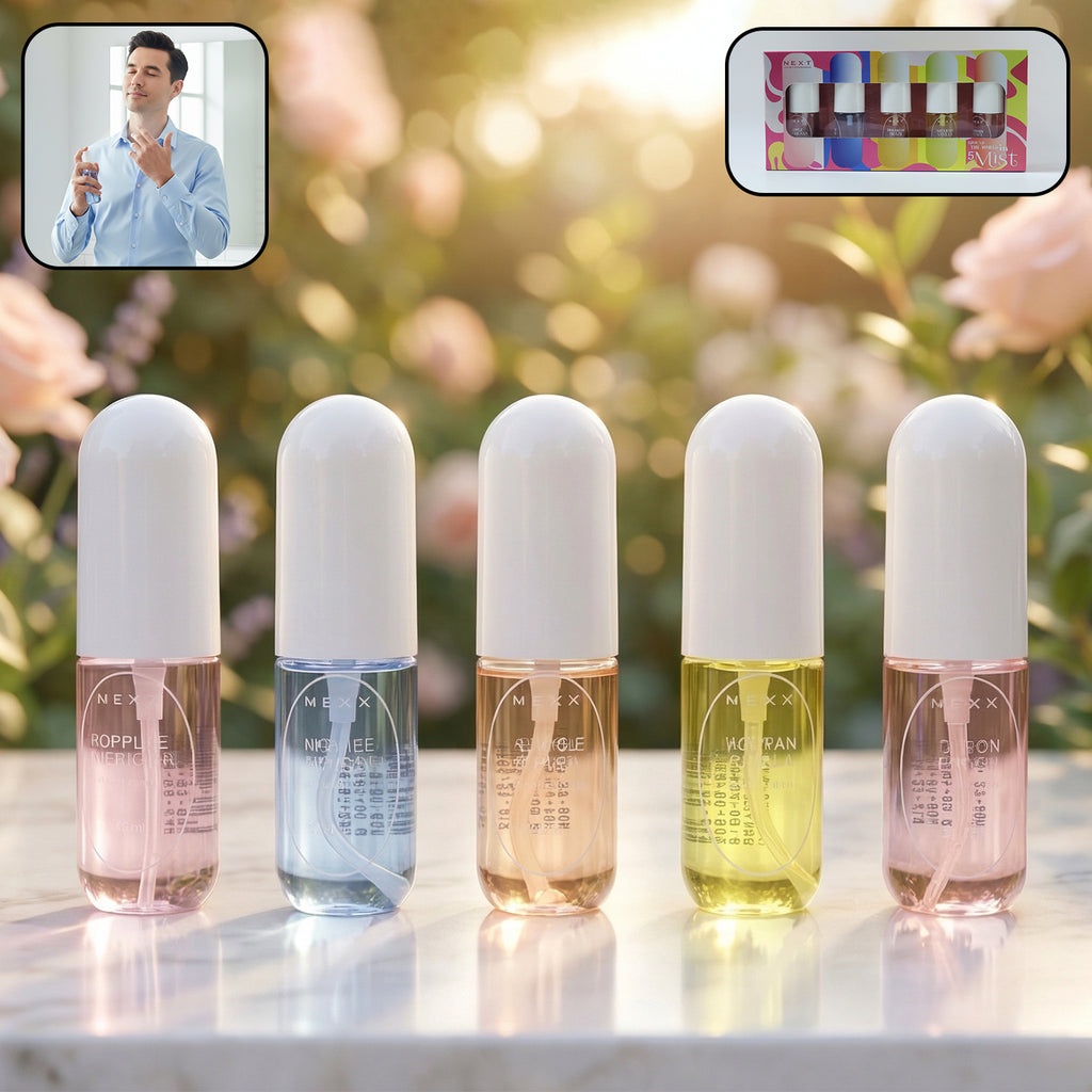 Next Mist Luxury Fragrances Mini Perfume Spray Gift Set (5 Pc 30 Ml Each)