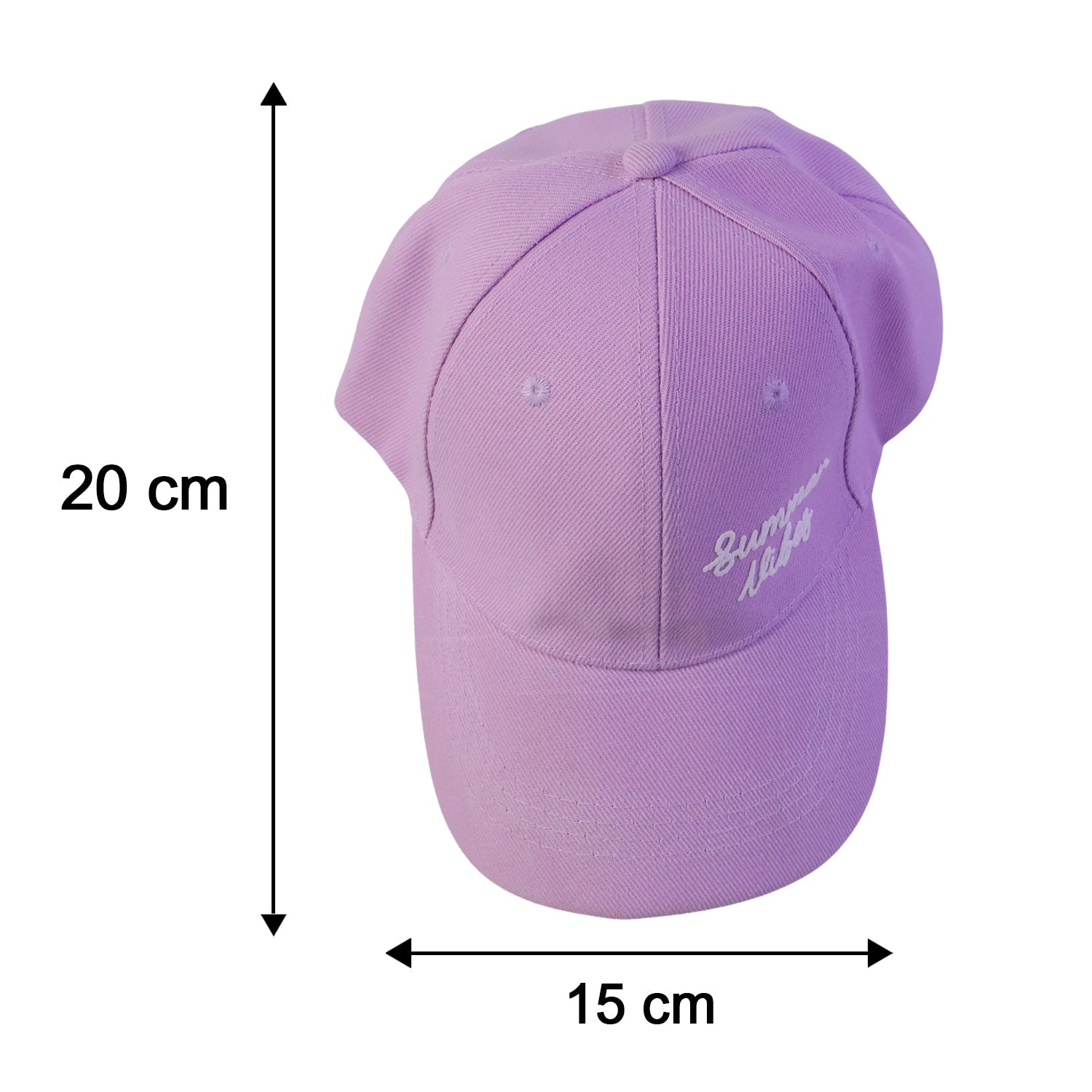 Stylish Summer Vibes Embroidered Baseball Cap For Men And Women (1 Pc)