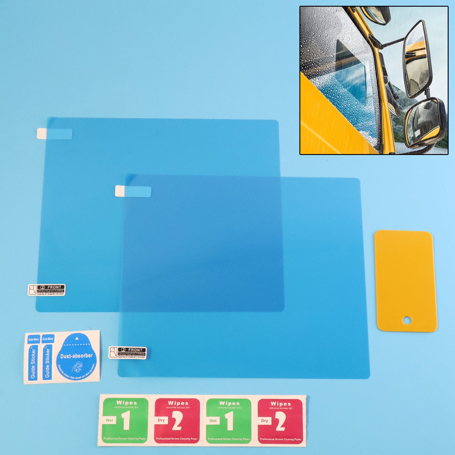 Mirror Protection Film Set (2-piece 2018 Cm)