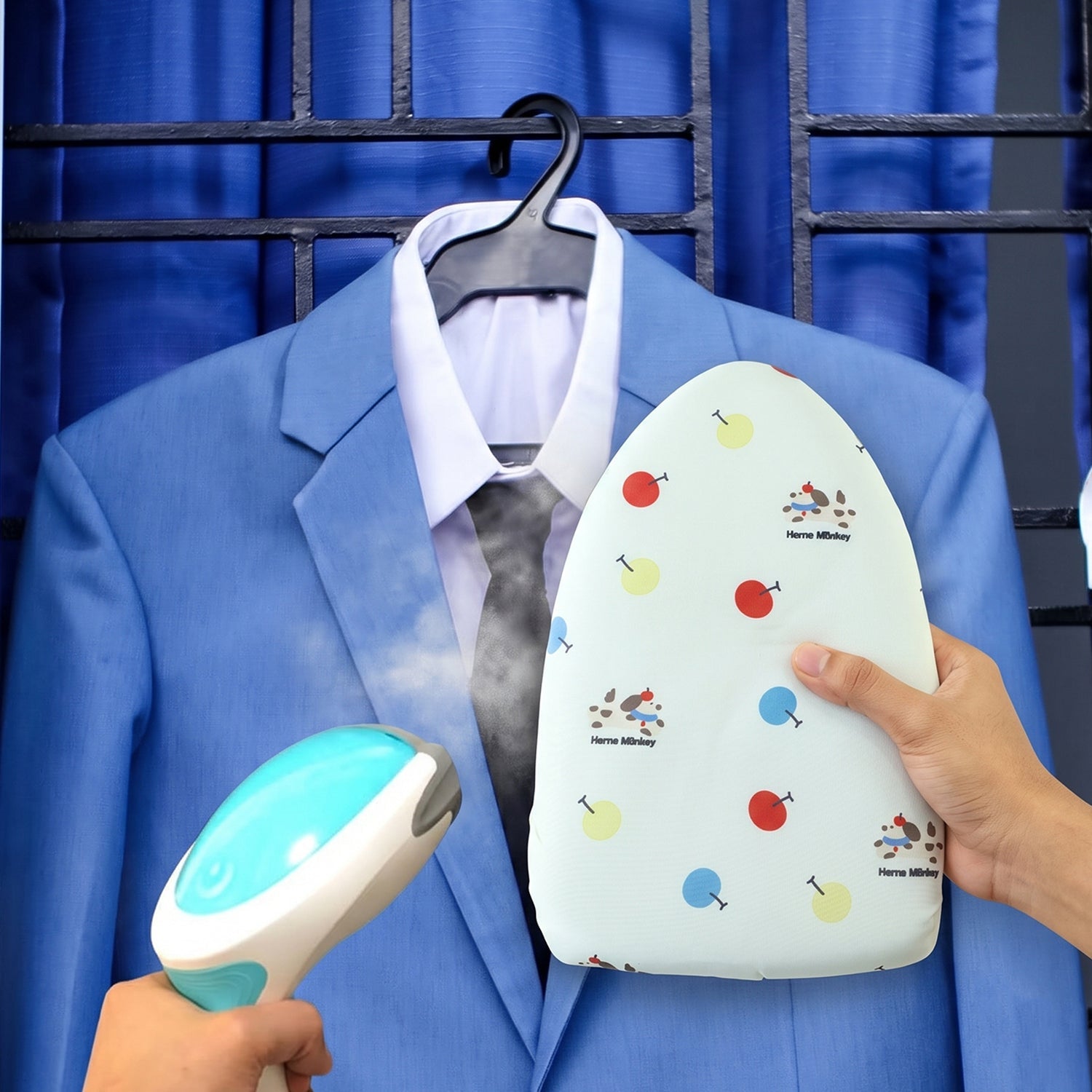 Garment Steamer Ironing Glove Steaming Mitt With Hand Protection (1 Pc)
