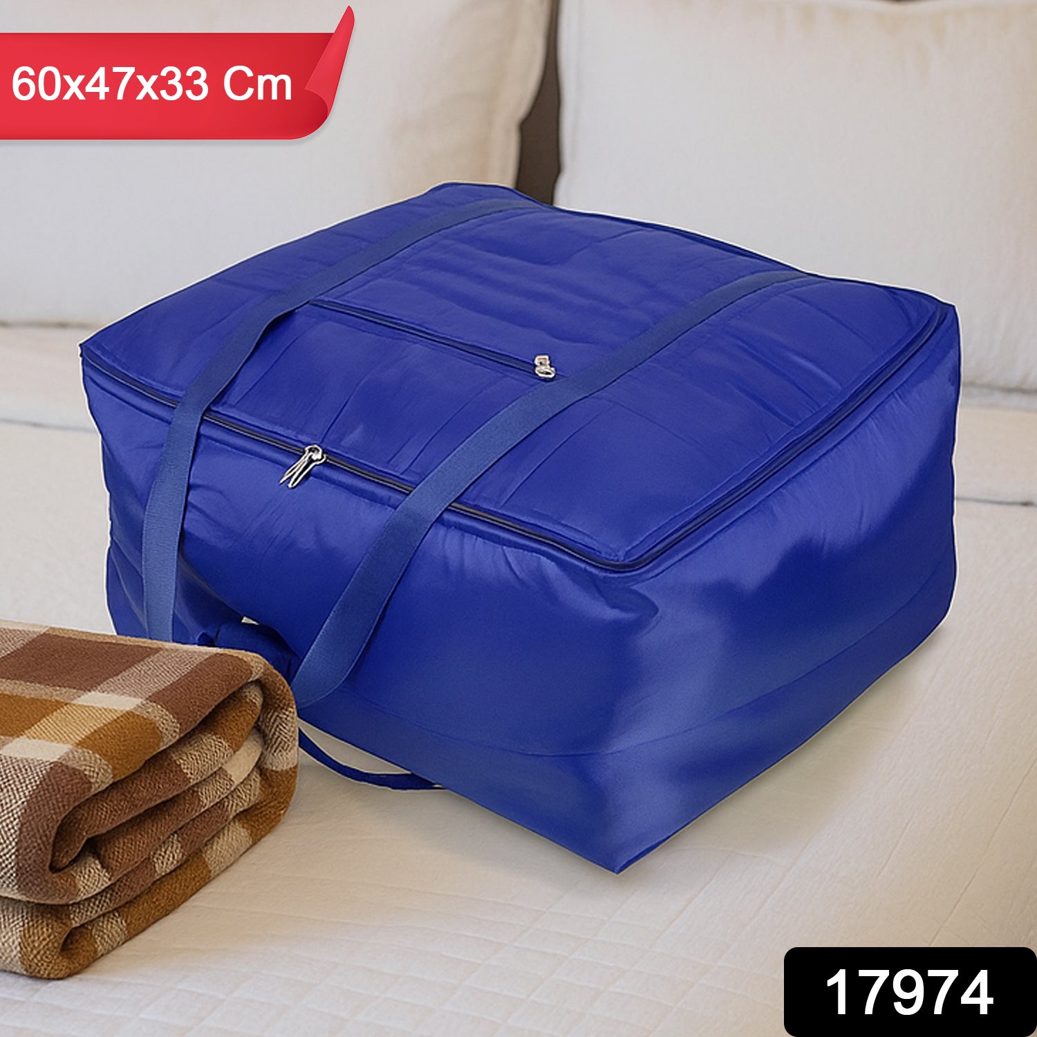 Blanket Storage Bag (1 Pc  60x47x33 Cm)