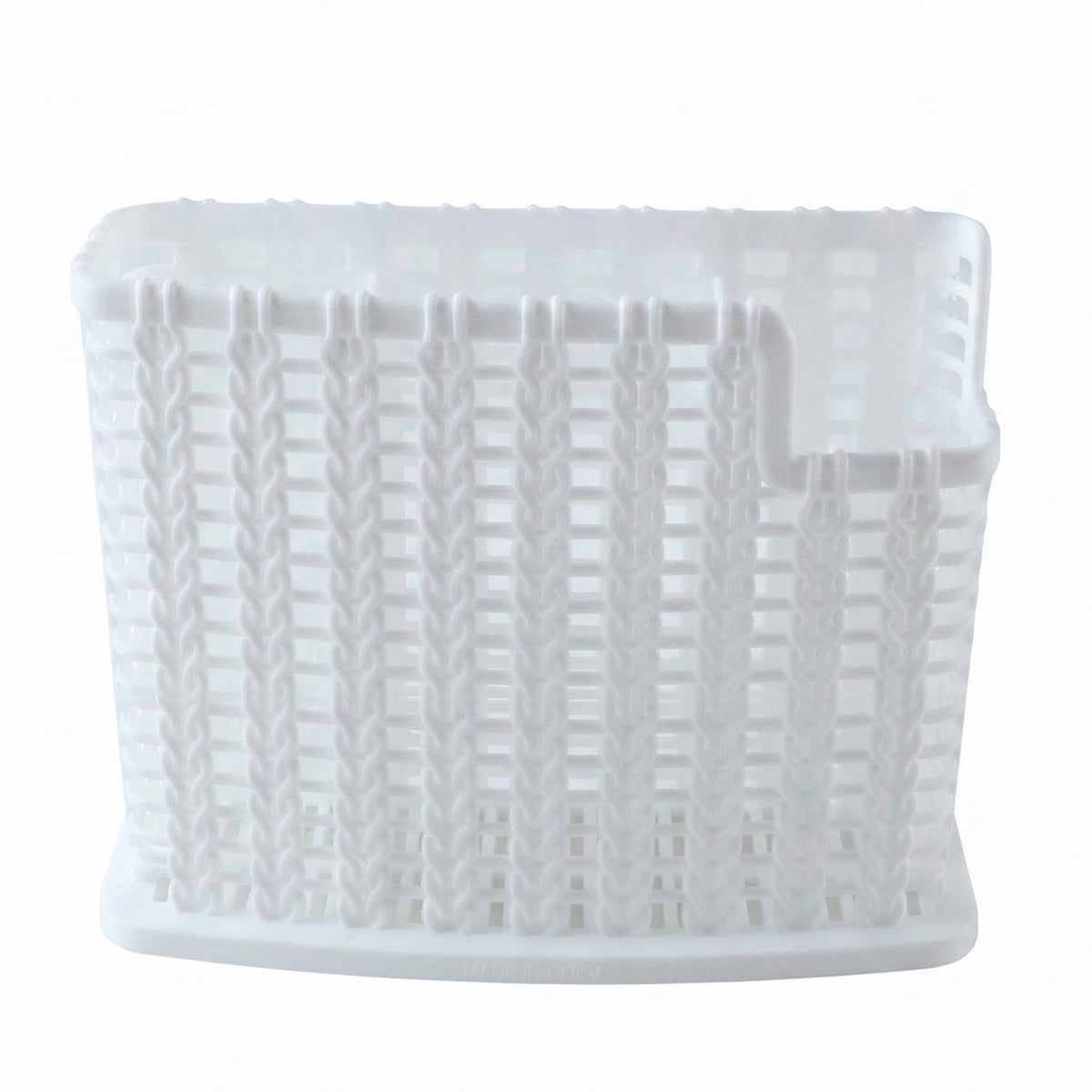 Plastic Cutlery Storage Organizer Basket with Drain Base for Kitchen (1 Pc) - Image 5