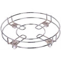 3018 Stainless Steel Gas Cylinder Trolley With Wheels Lpg Cylinder Roller Stand Movable Trolley