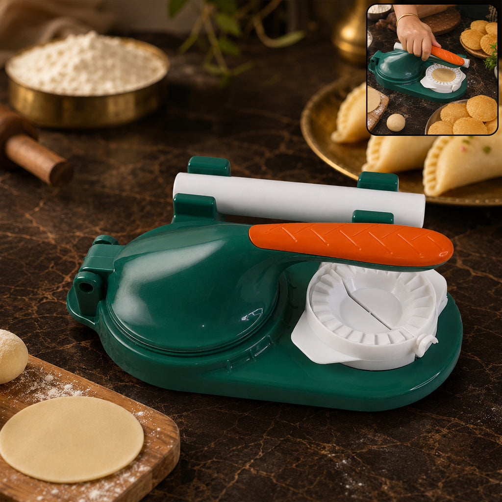 Mini Puri Press Dumpling Machine For Gujiya Momos  Dough Pressing (1 Pc)