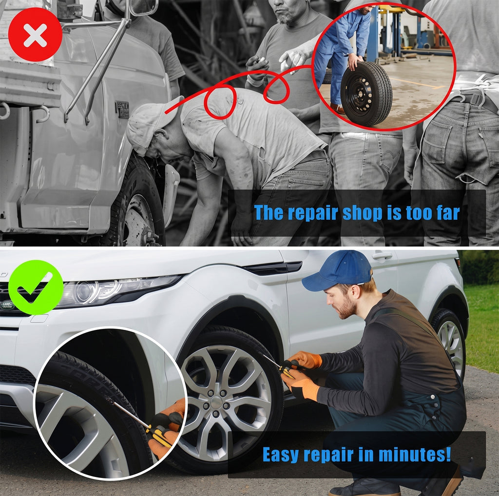 Car  Biketire Puncture Repair Nail Screw (4 Pc Pink)