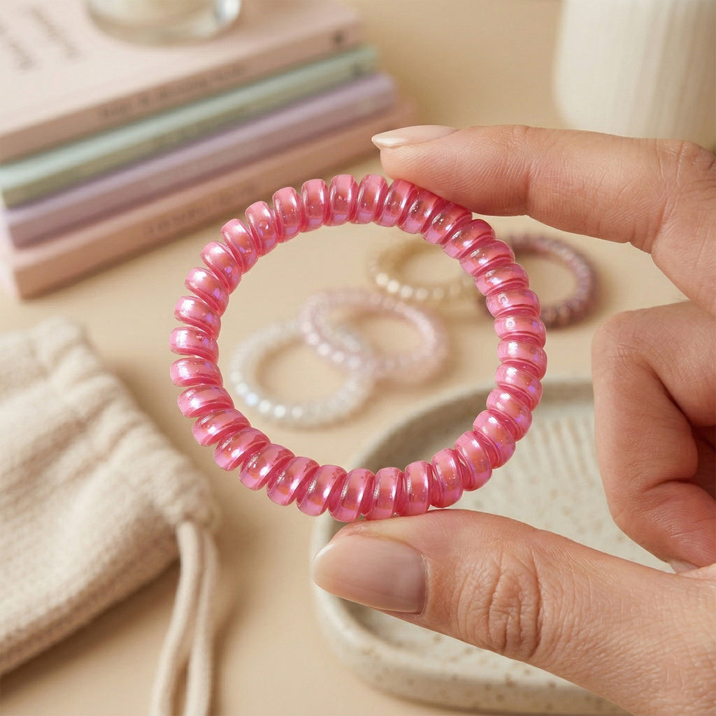 Telephone Wire Hair Band (1 Pc Mix Color)