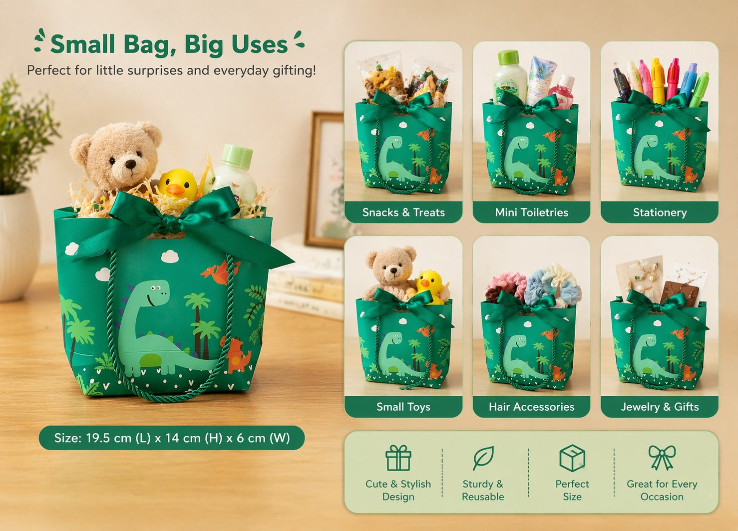 Kids Special Gift Bags (Small & Large Sizes) | Premium Paper Gift Bags for Birthday, Party Favors, Return Gifts & Gifting - Image 2