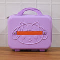 3-digit Number Lock Kids Bear-shaped Hard Shell Storage Carry Case With Handle