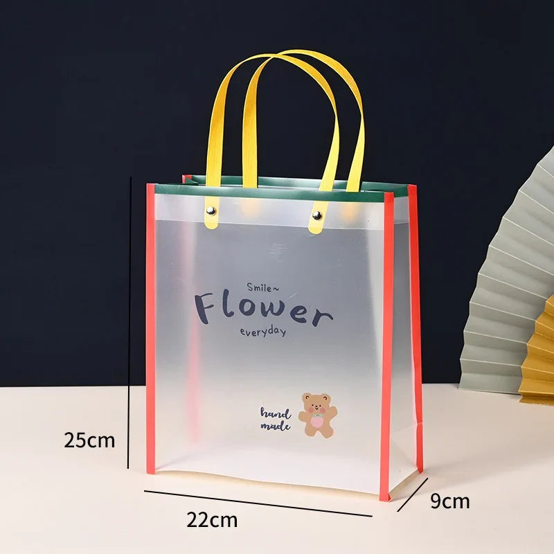 Birthday Theme PVC Gift Bag with Handle | Reusable Return Gift & Hamper Bag | 22×9×25 CM - Image 12