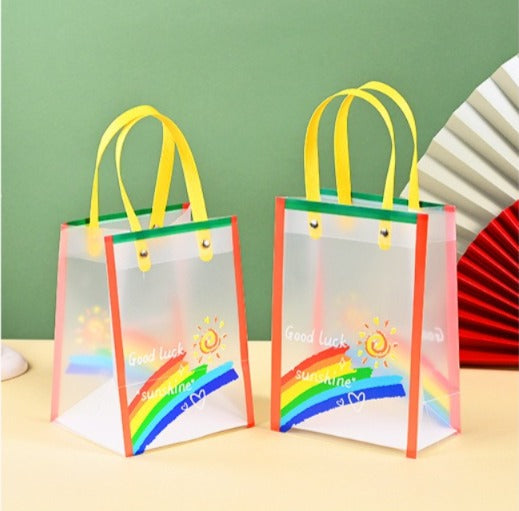 Birthday Theme PVC Gift Bag with Handle | Reusable Return Gift & Hamper Bag | 22×9×25 CM - Image 4