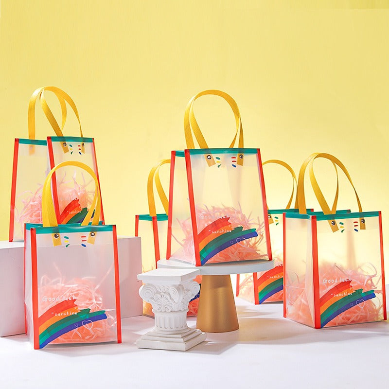 Birthday Theme PVC Gift Bag with Handle | Reusable Return Gift & Hamper Bag | 22×9×25 CM - Image 3