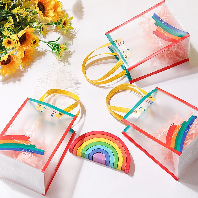Birthday Theme PVC Gift Bag with Handle | Reusable Return Gift & Hamper Bag | 22×9×25 CM - Image 2