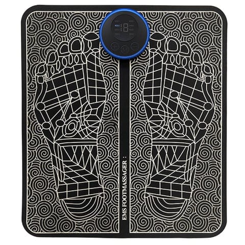 6931  Ems Foot Massager Electric Feet Massager Deep Kneading Circulation Foot Booster For Feet And Legs Muscle Stimulator Folding Portable Electric Massage Machine