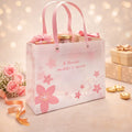 Floral PVC Gift Bags 13x10x4 inch (medium ) - Image 1