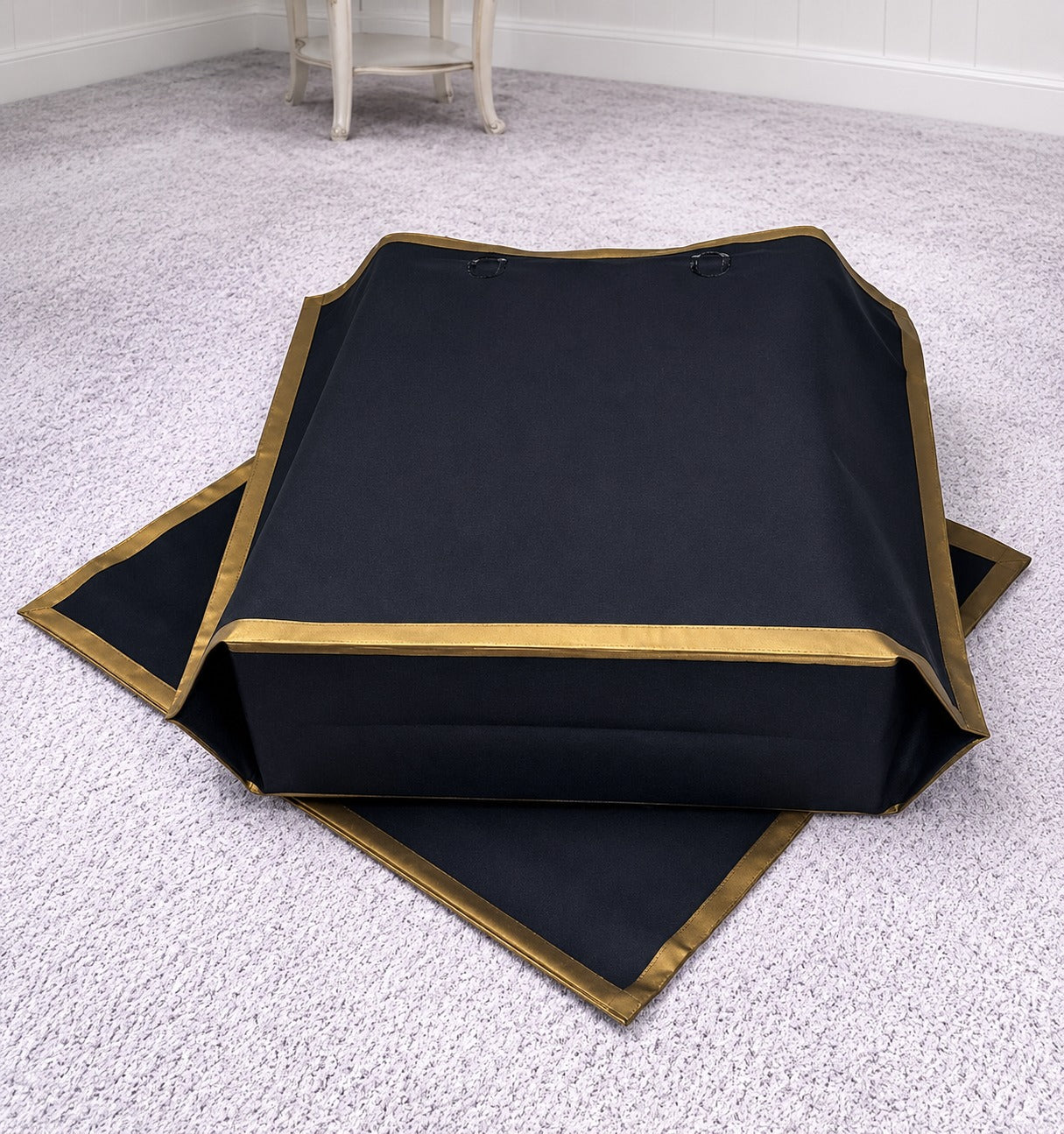 Premium Plastic  Frosted Gift Carry Bag with Handle – Black, White & Green | 35×25×10 cm - Image 17