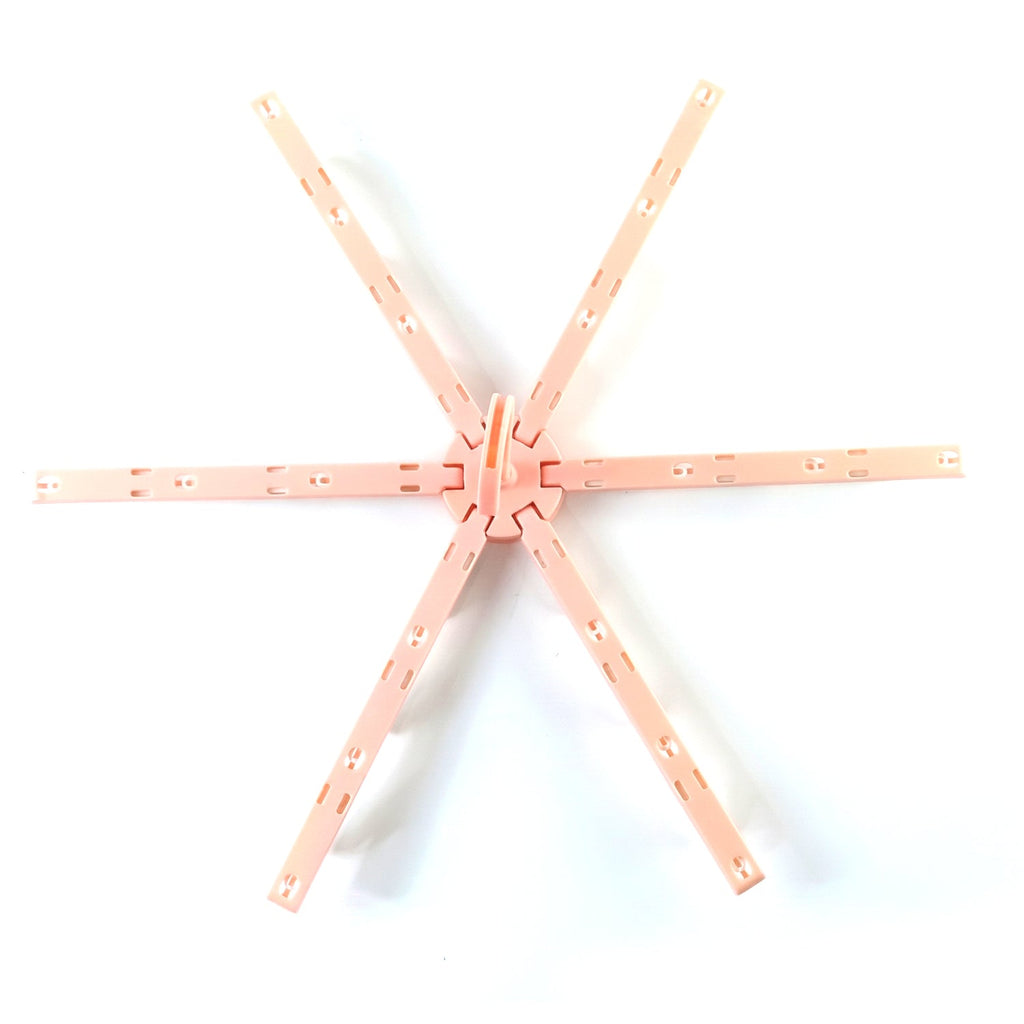 Foldable Clothes Drying Hanger With Clips Plastic Multi-clip Drying Rack (1 Pc)