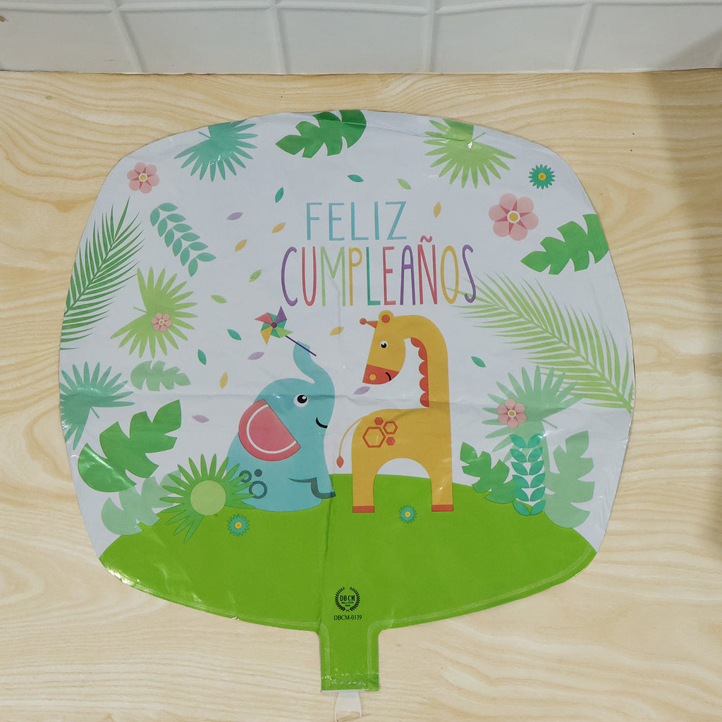 Jungle Theme Lion Birthday Foil Balloon (1 Pc)