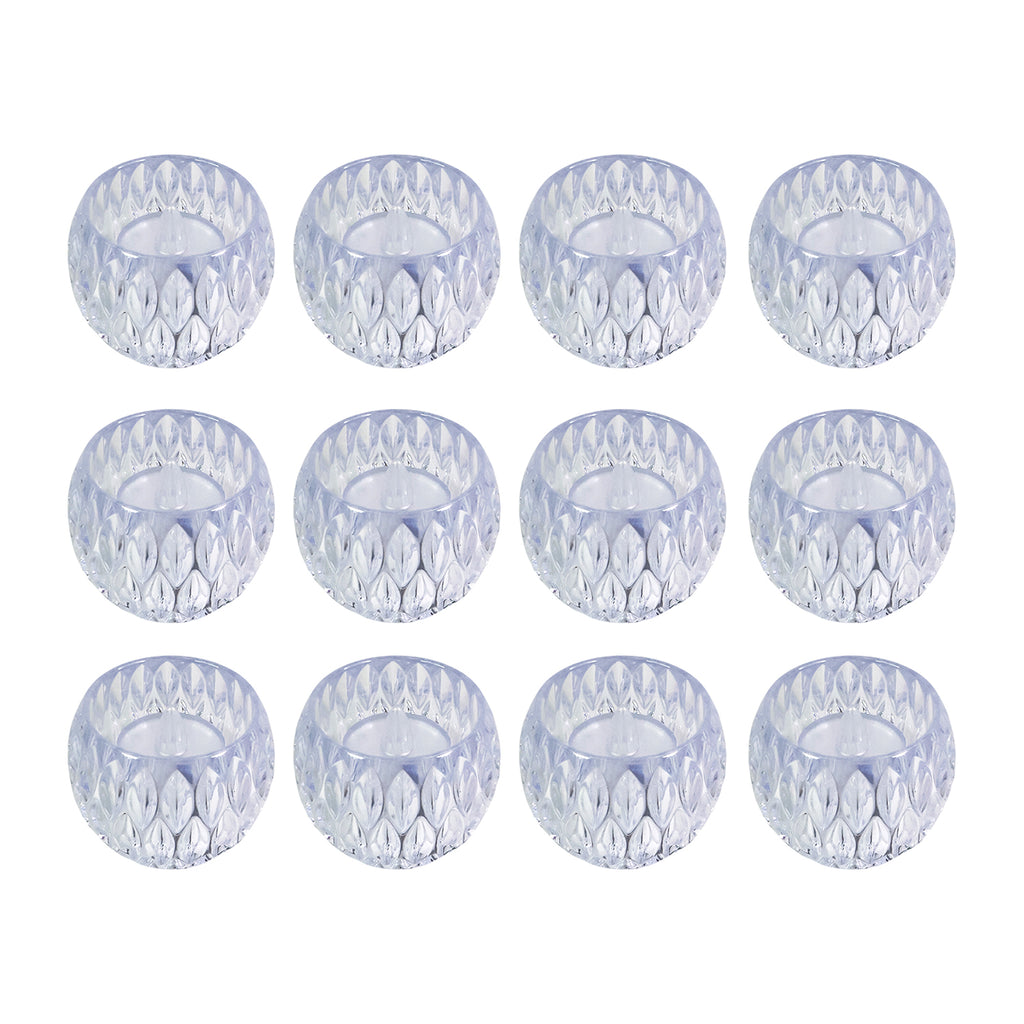 Set Of 12 Crystal Style Led Decorative Lamps  Candle