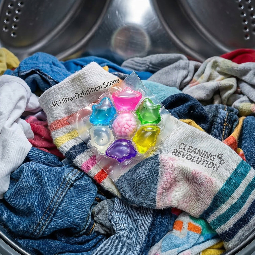 Colorful Laundry Detergent Pods (25 Pc)