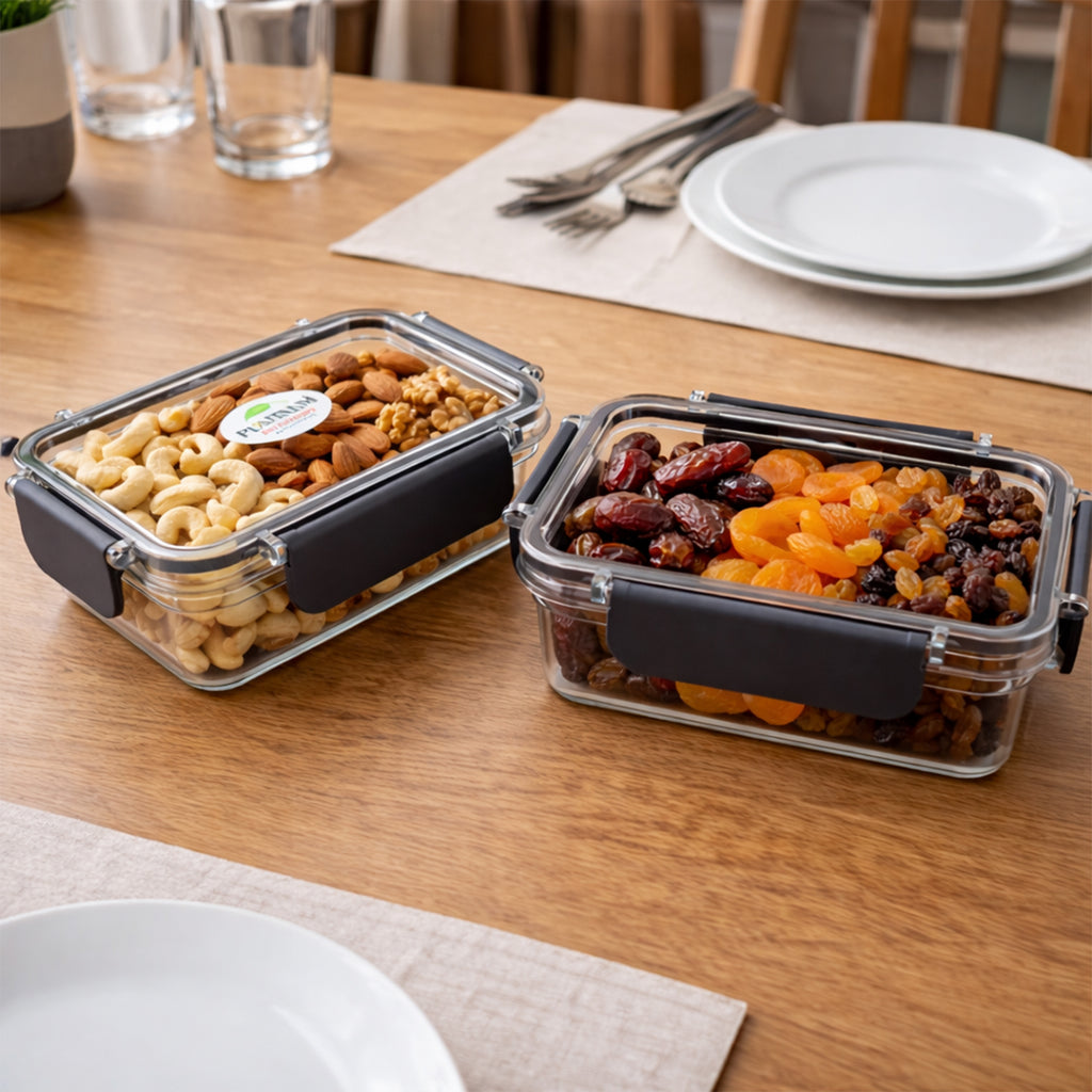 Airtight Sealed Food Storage Container Set (2 Pc Set 350 Ml Approx)