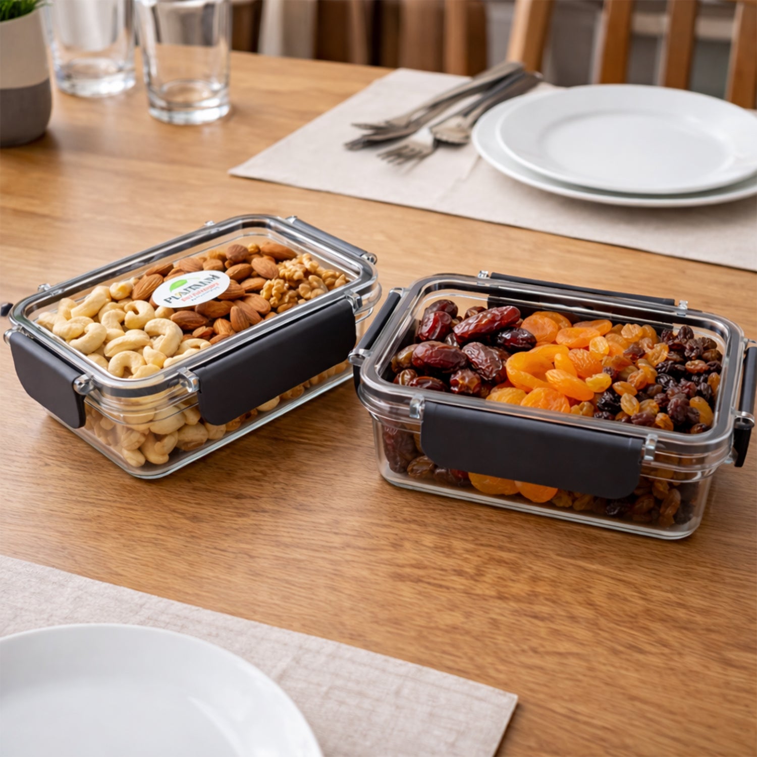 Airtight Sealed Food Storage Container Set (2 Pc Set 350 Ml Approx)