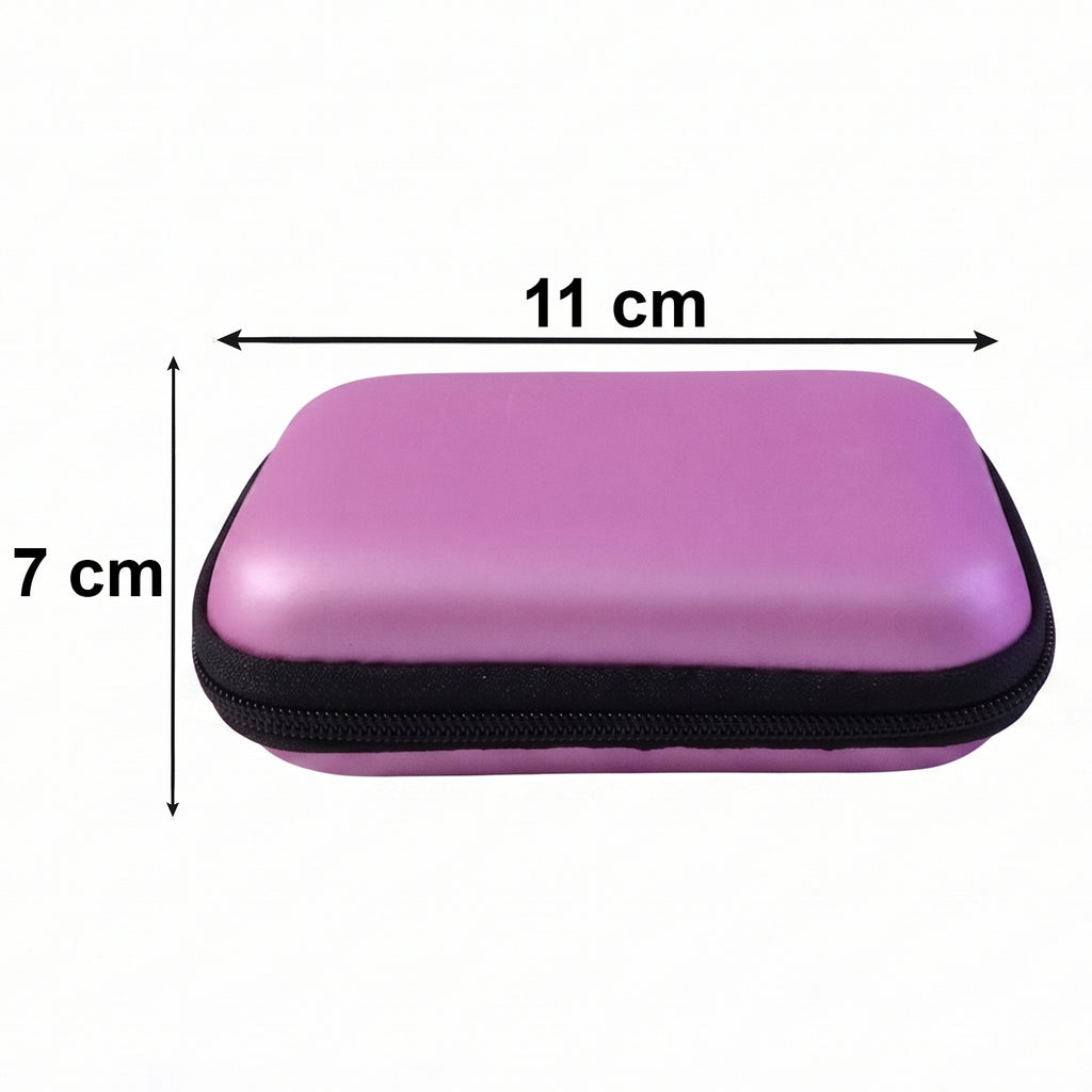 Mini Multi-purpose Travel Storage Case For Earphone Cable Sd Card (1 Pc)