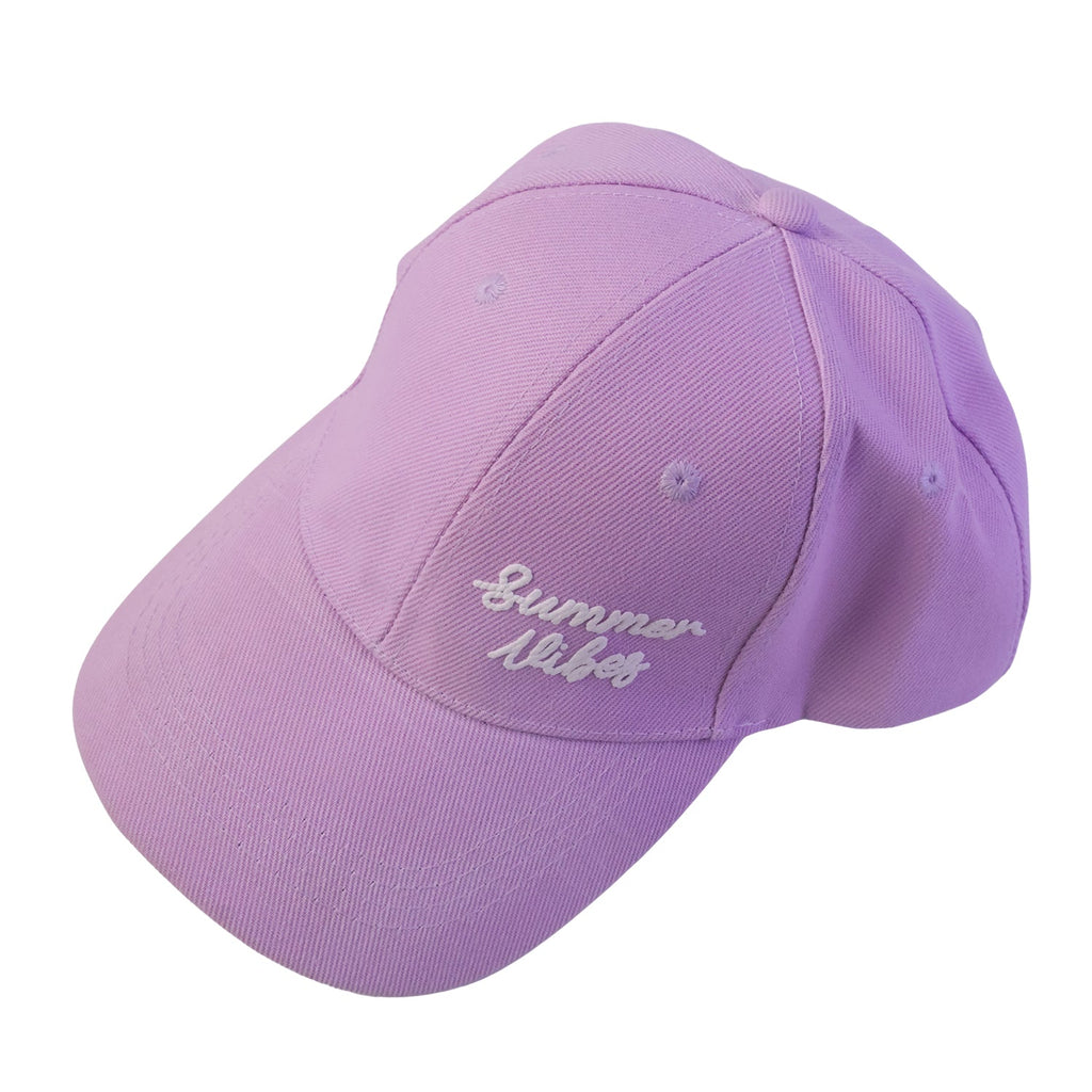 Stylish Summer Vibes Embroidered Baseball Cap For Men And Women (1 Pc)