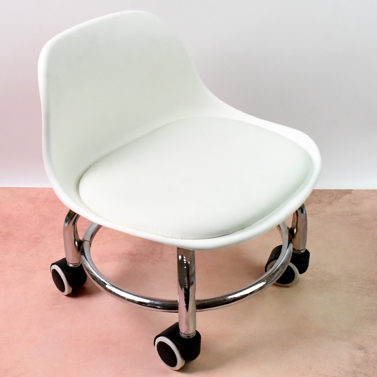 4054 Low Round Rolling Stool With Wheels Pedicure Stool For Fitness Office Garage  Home  Garden  Furniture  Benches Stools Multi-color (1 Pc)
