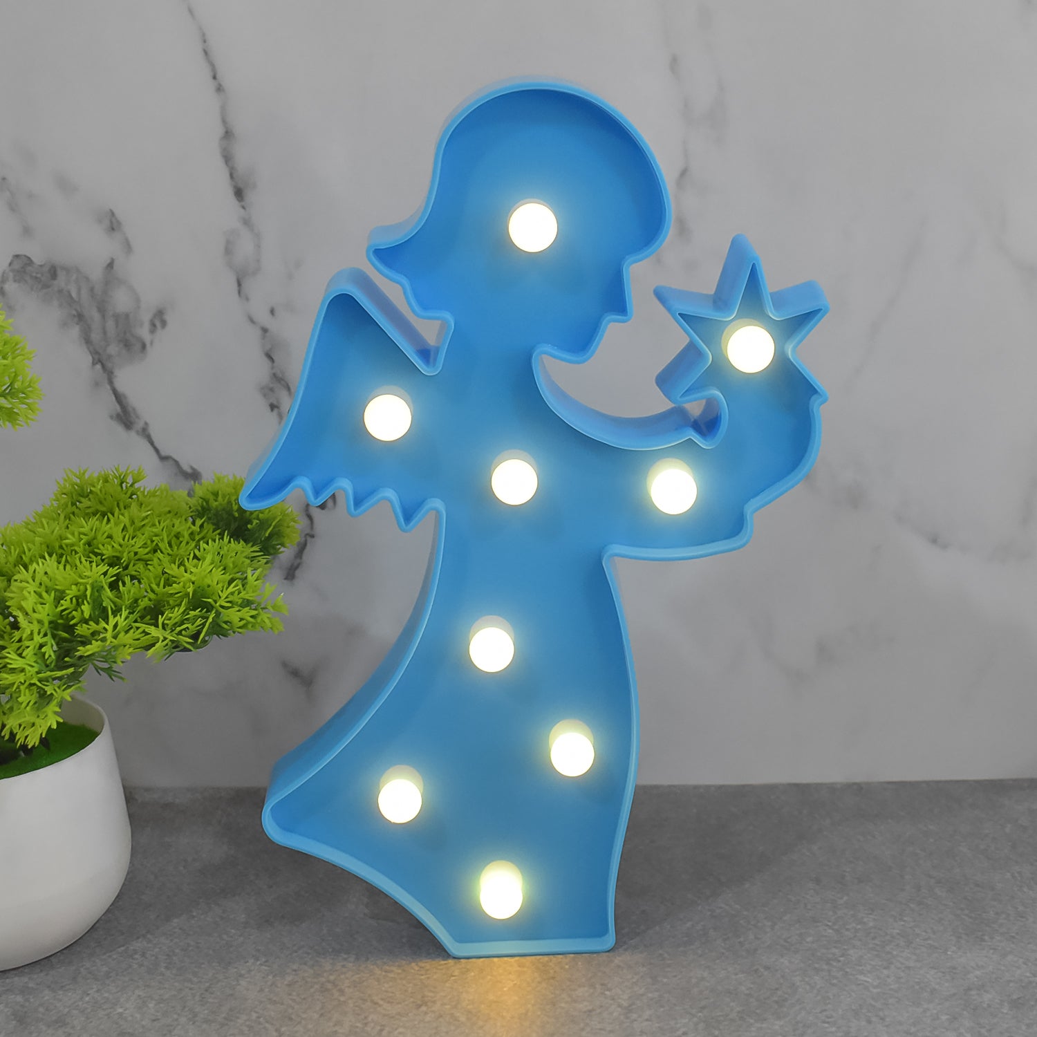 Led Night Light Coconut Tree Light Romantic Table Lamp (1 Pc  Battery Not Included)