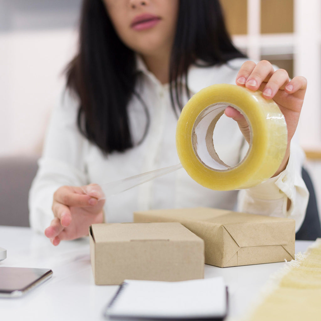 9084 High Adhesive Transparent Tape For Home Packaging. (65 Meter)